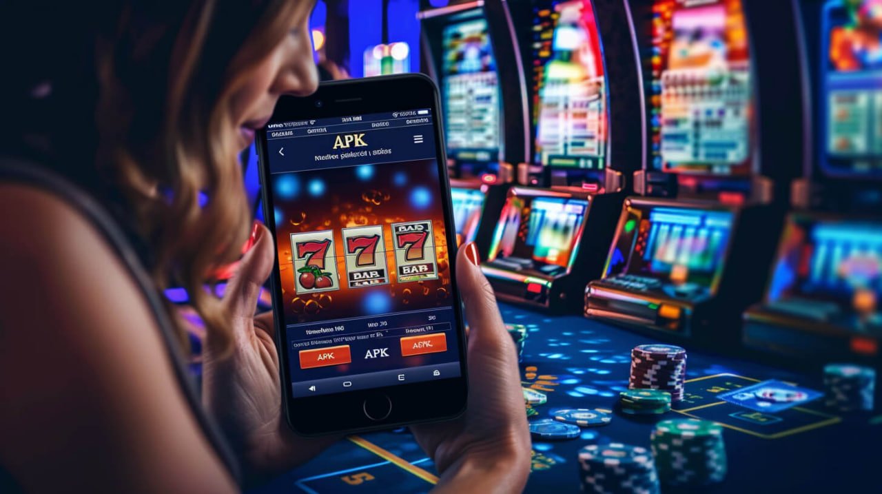 မြန်မာ ကစားသမားများ smartphone ဖြင့် online slots ကစားနေသောမြင်ကွင်း